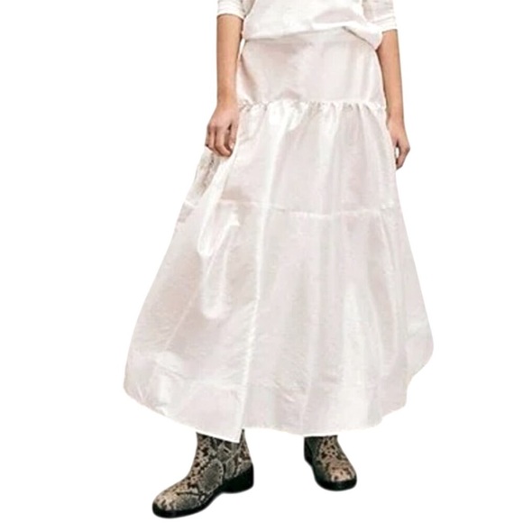 Free People Dresses & Skirts - NEW Free People Emery Drop-Waist Midi Skirt